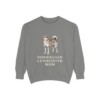 Norwegian Lundehund Mom Sweatshirt, Grey, front view