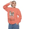 Norwegian Lundehund Sweatshirt, Terracotta, person 2 context