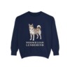 Norwegian Lundehund Sweatshirt, True Navy, front view