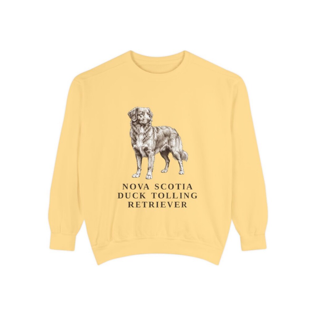 Nova Scotia Duck Tolling Retriever Sweatshirt, Butter, front view