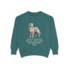 Nova Scotia Duck Tolling Retriever Dad Sweatshirt, Blue Spruce, front view