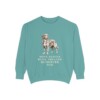 Nova Scotia Duck Tolling Retriever Dad Sweatshirt, Seafoam, front view