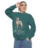 Nova Scotia Duck Tolling Retriever Humor Sweatshirt, Blue Spruce, person 2 context