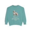 Nova Scotia Duck Tolling Retriever Humor Sweatshirt, Seafoam, front view
