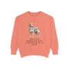 Nova Scotia Duck Tolling Retriever Humor Sweatshirt, Terracotta, front view