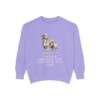 Nova Scotia Duck Tolling Retriever Humor Sweatshirt, Violet, front view