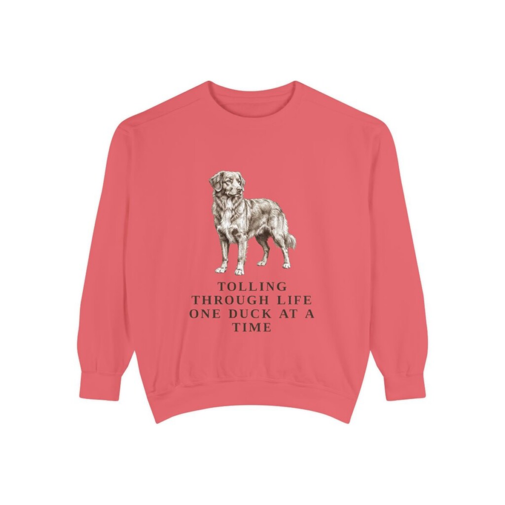 Nova Scotia Duck Tolling Retriever Humor Sweatshirt, Watermelon, front view