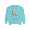 nova-scotia-duck-tolling-retriever-sweatshirt-latin-chalky-mint Nova Scotia Duck Tolling Retriever Latin Sweatshirt, Chalky Mint, front view