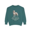 Nova Scotia Duck Tolling Retriever Mom Sweatshirt, Blue Spruce, front view