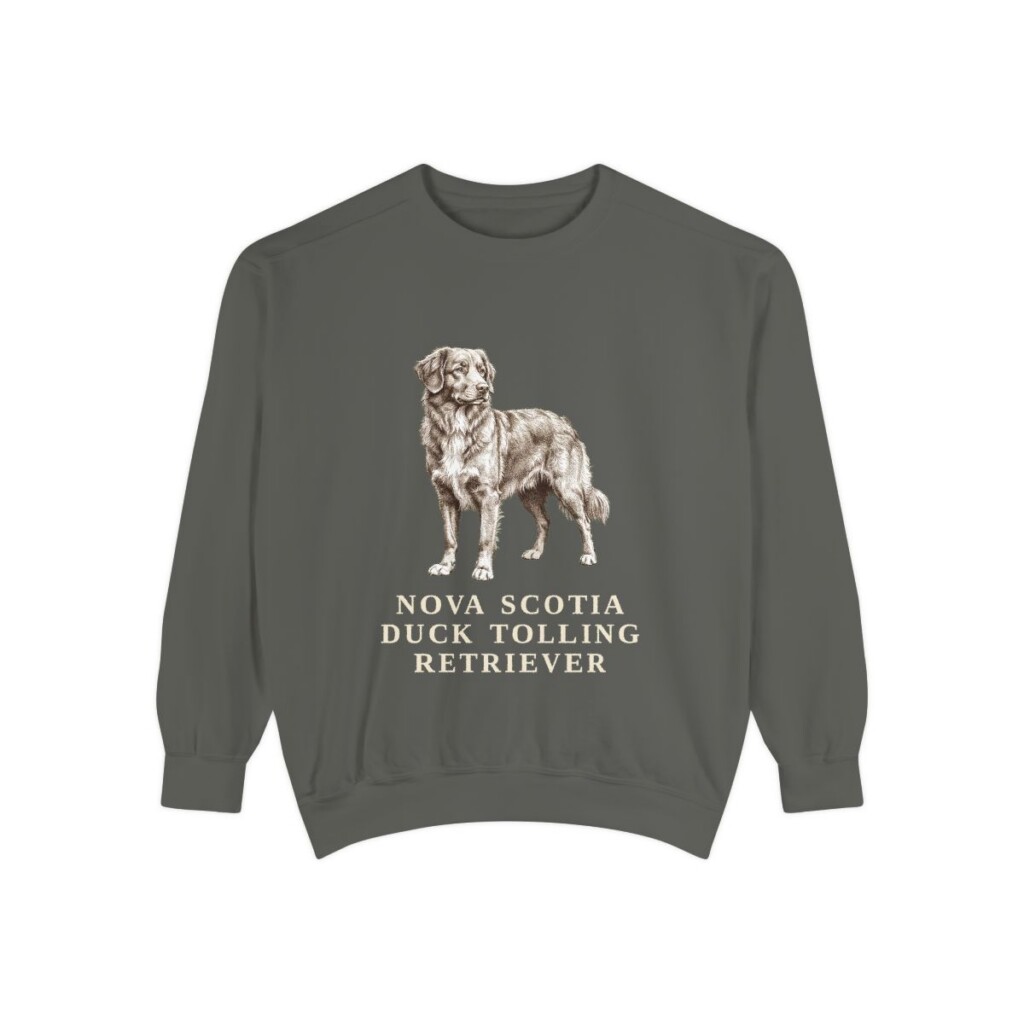 Nova Scotia Duck Tolling Retriever Sweatshirt, Pepper, front view