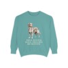 Nova Scotia Duck Tolling Retriever Sweatshirt, Seafoam, front view