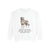Nova Scotia Duck Tolling Retriever Sweatshirt, White, front view