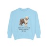 Old English Sheepdog Dad Sweatshirt, Chambray, front view
