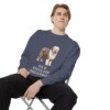 Old English Sheepdog Sweatshirt, Denim, person 1 context