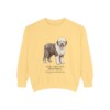 old-english-sheepdog-sweatshirt-latin-butter Old English Sheepdog Latin Sweatshirt, Butter, front view