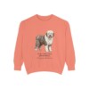 old-english-sheepdog-sweatshirt-latin-terracotta Old English Sheepdog Latin Sweatshirt, Terracotta, front view