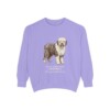 old-english-sheepdog-sweatshirt-latin-violet Old English Sheepdog Latin Sweatshirt, Violet, front view