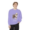 old-english-sheepdog-sweatshirt-latin-violet-person-1-front Old English Sheepdog Latin Sweatshirt, Violet, person 1 front
