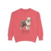 old-english-sheepdog-sweatshirt-latin-watermelon Old English Sheepdog Latin Sweatshirt, Watermelon, front view