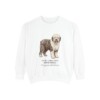 old-english-sheepdog-sweatshirt-latin-white Old English Sheepdog Latin Sweatshirt, White, front view