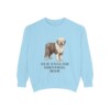 old-english-sheepdog-sweatshirt-mom-chambray Old English Sheepdog Mom Sweatshirt, Chambray, front view