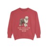 old-english-sheepdog-sweatshirt-mom-crimson Old English Sheepdog Mom Sweatshirt, Crimson, front view