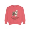 old-english-sheepdog-sweatshirt-mom-watermelon Old English Sheepdog Mom Sweatshirt, Watermelon, front view