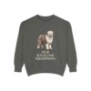 Old English Sheepdog Sweatshirt, Pepper, front view