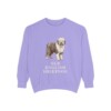 Old English Sheepdog Sweatshirt, Violet, front view