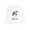 Old English Sheepdog Sweatshirt, White, front view