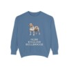 Olde English Bulldogge Sweatshirt, Blue Jean, front view