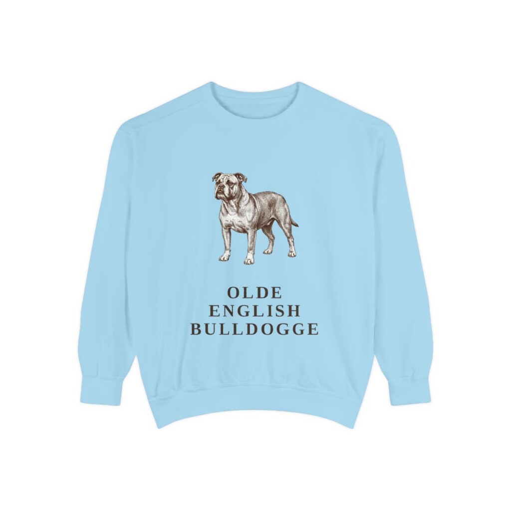 Olde English Bulldogge Sweatshirt, Chambray, front view