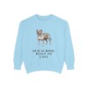 Olde English Bulldogge Humor Sweatshirt, Chambray, front view