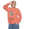 Olde English Bulldogge Humor Sweatshirt, Terracotta, person 2 context
