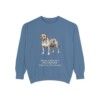 olde-english-bulldogge-sweatshirt-latin-blue-jean Olde English Bulldogge Latin Sweatshirt, Blue Jean, front view