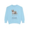 olde-english-bulldogge-sweatshirt-latin-chambray Olde English Bulldogge Latin Sweatshirt, Chambray, front view