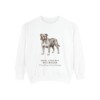 olde-english-bulldogge-sweatshirt-latin-white Olde English Bulldogge Latin Sweatshirt, White, front view