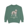 Otterhound Dad Sweatshirt, Light Green, front view