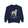Otterhound Dad Sweatshirt, True Navy, front view