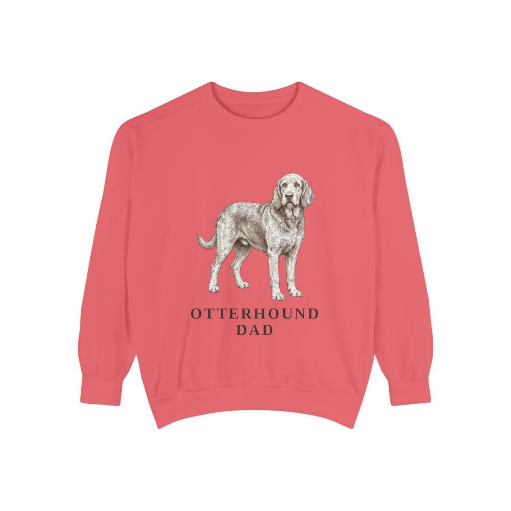 Otterhound Dad Sweatshirt, Watermelon, front view
