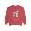 otterhound-sweatshirt-humor-crimson Otterhound Humor Sweatshirt, Crimson, front view