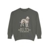 otterhound-sweatshirt-humor-pepper Otterhound Humor Sweatshirt, Pepper, front view