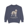 Otterhound Latin Sweatshirt, Denim, front view