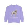 Otterhound Latin Sweatshirt, Violet, front view