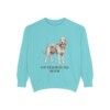 Otterhound Mom Sweatshirt, Chalky Mint, front view