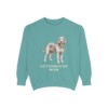Otterhound Mom Sweatshirt, Seafoam, front view