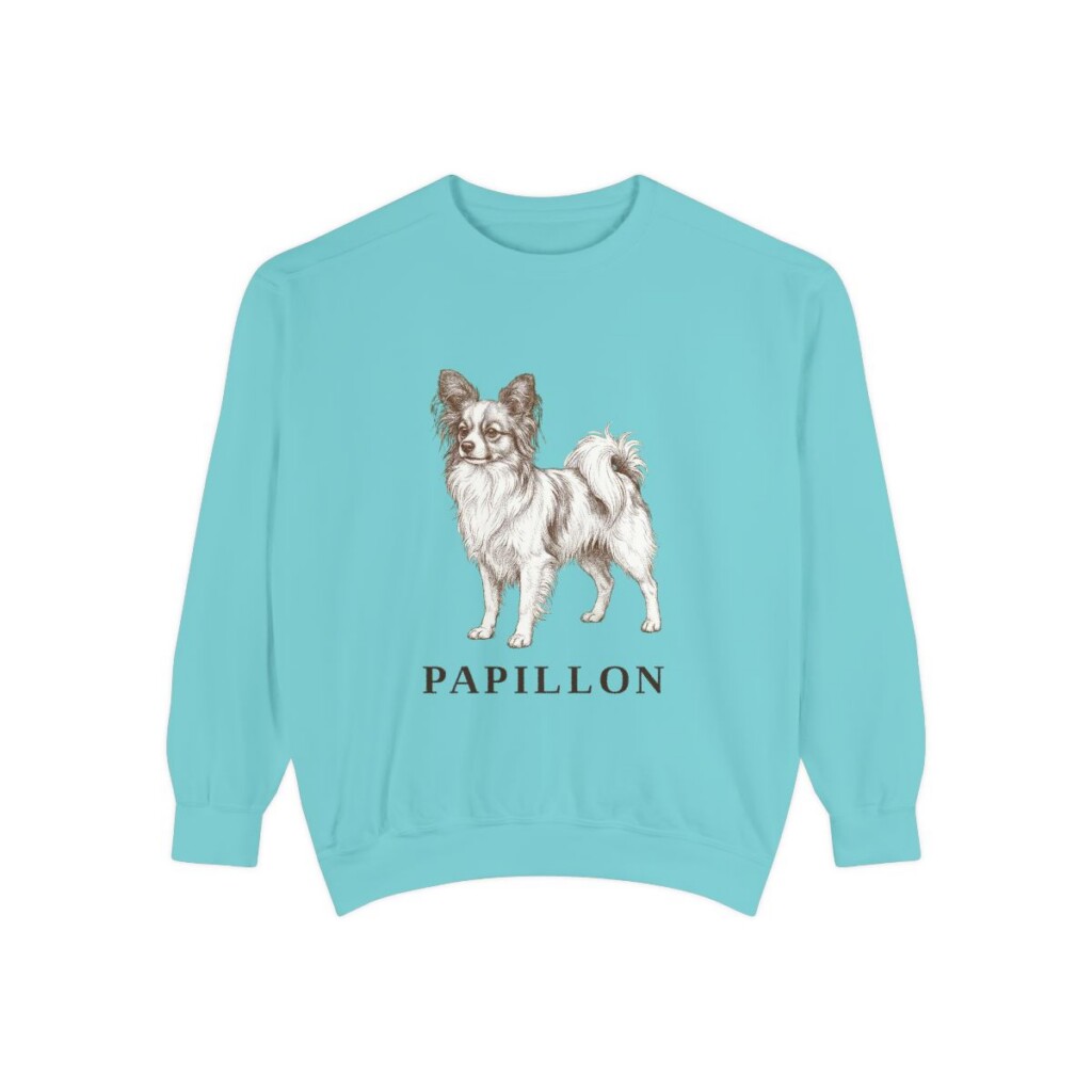 Papillon Sweatshirt, Chalky Mint, front view