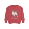 Papillon Sweatshirt, Crimson, front view