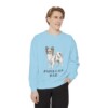 Papillon Dad Sweatshirt, Chambray, person 1 front