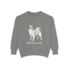 Papillon Sweatshirt, Grey, front view